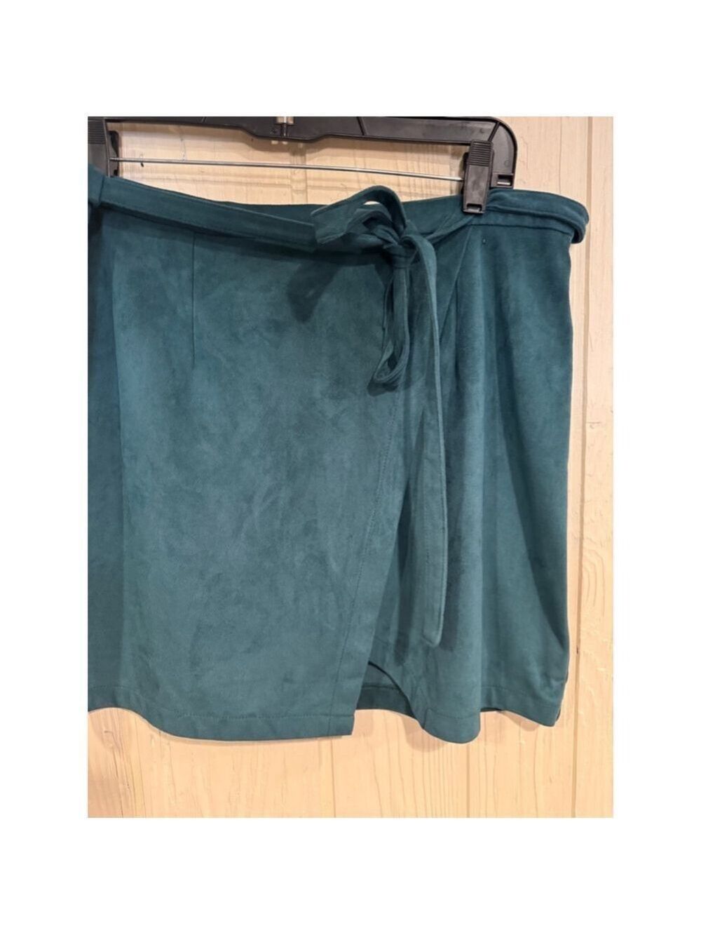Living Doll Mini Skirt Jr size XL Faux Wrap waist tie